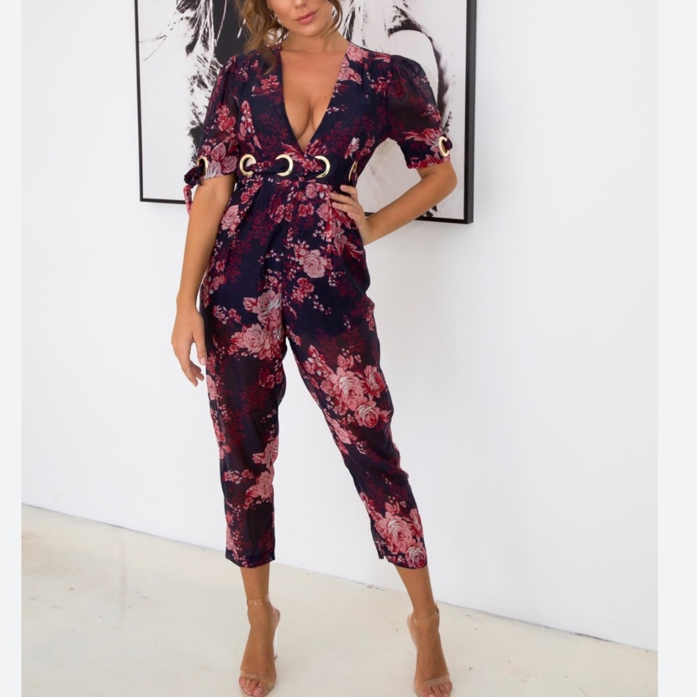 {EUC} ALICE & McCALL floral jumpsuit